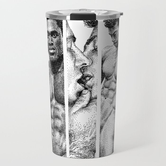 NOODDOOD Strips 1-7 Travel Mug Gallery Image 1