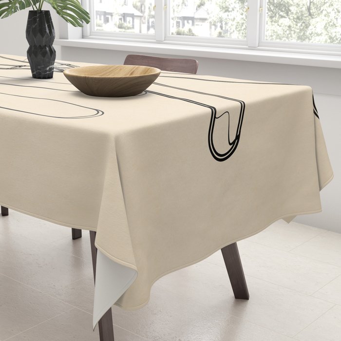 Minimal Skis 2 Tablecloth Gallery Image 3