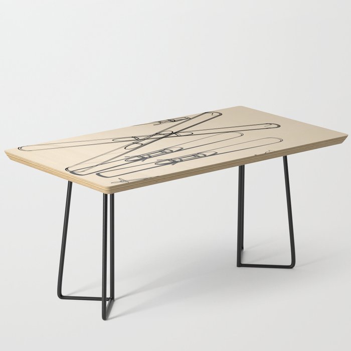 Minimal Skis 2 Coffee Table Gallery Image 1
