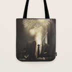 Maximum Big Surprise - Fireworks Head Tote Bag Gallery Image 1