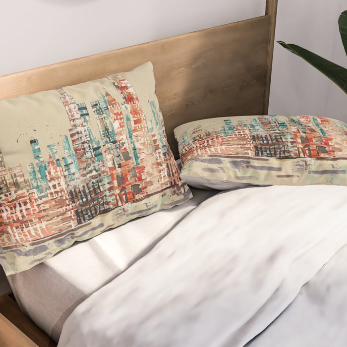 chicago city skyline Pillow Sham Gallery Image 2