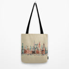 chicago city skyline Tote Bag Gallery Image 2