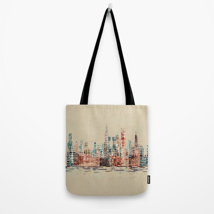 chicago city skyline Tote Bag Gallery Image 2