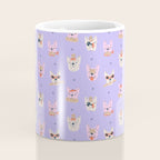 French Bulldogs with Pastries in Pink Coffee Mug Gallery Image 4