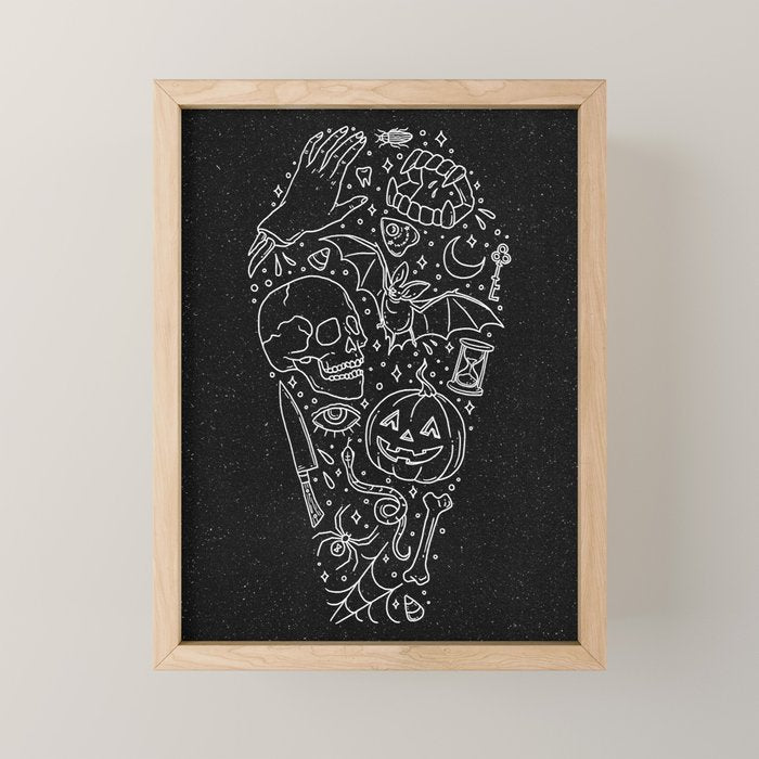 Halloween Horrors Mini Art Print Gallery Image 1