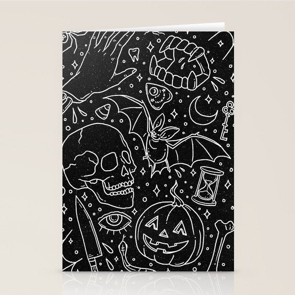 Halloween Horrors Stationery Card Gallery Image 1