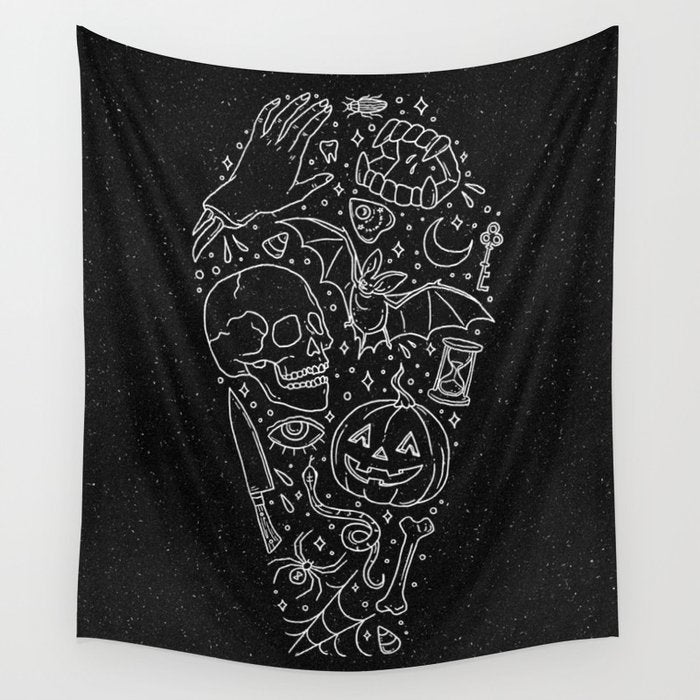 Halloween Horrors Wall Tapestry Gallery Image 4