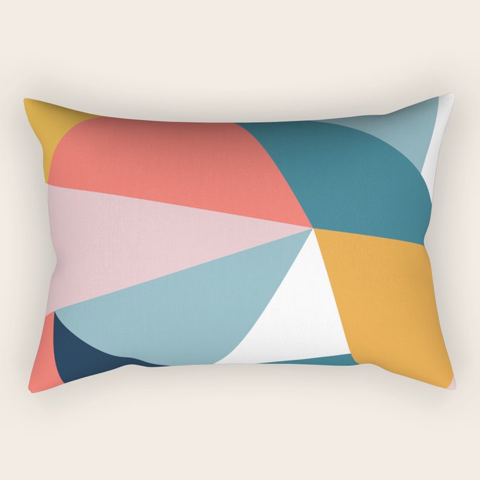 Modern Geometric 34 Rectangular Pillow Gallery Image 1