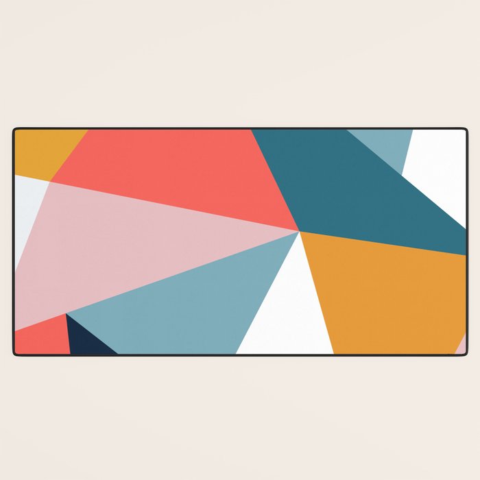Modern Geometric 34 Desk Mat Gallery Image 3