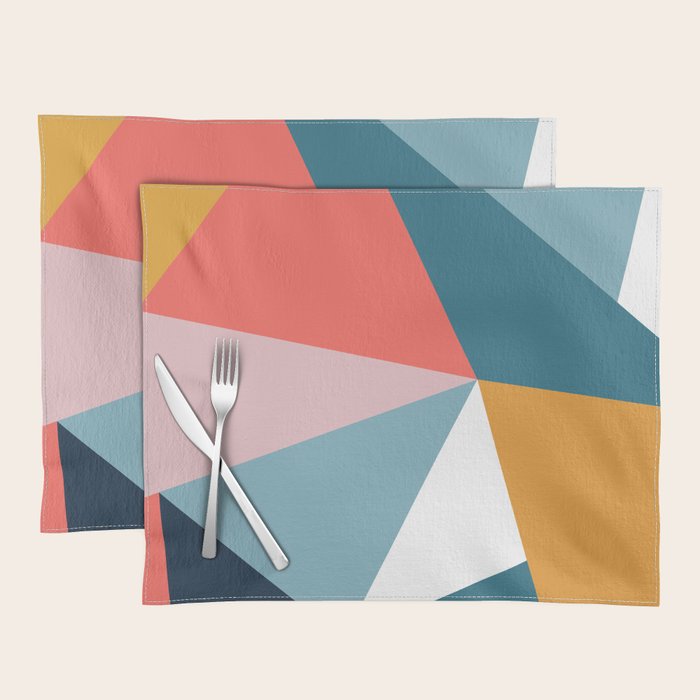 Modern Geometric 34 Placemat Gallery Image 1