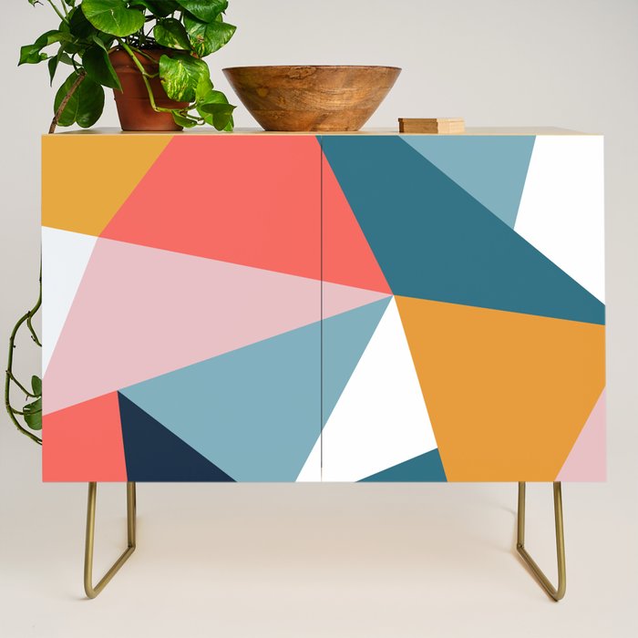 Modern Geometric 34 Credenza Gallery Image 1