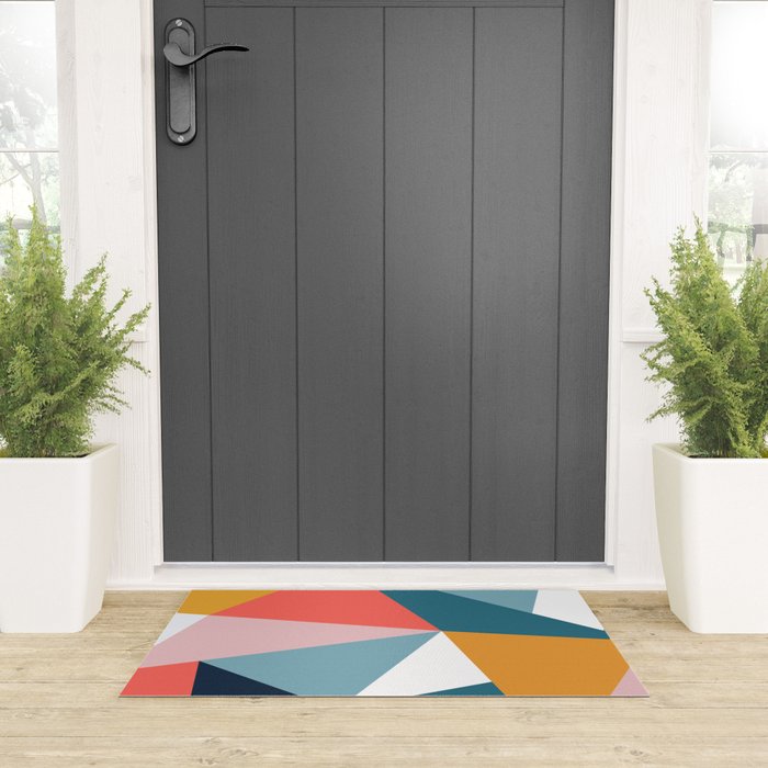 Modern Geometric 34 Welcome Mat Gallery Image 3