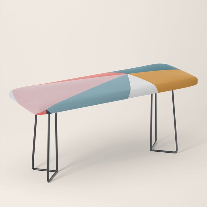 Modern Geometric 34 Bench Gallery Image 1