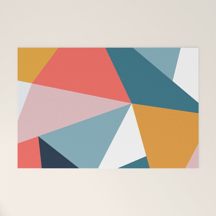 Modern Geometric 34 Welcome Mat Gallery Image 1