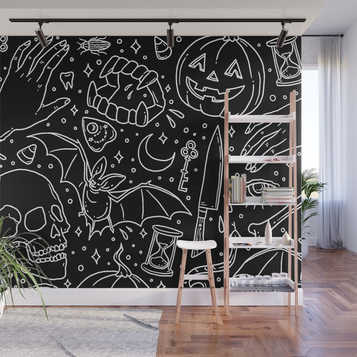 Halloween Horrors Wall Mural