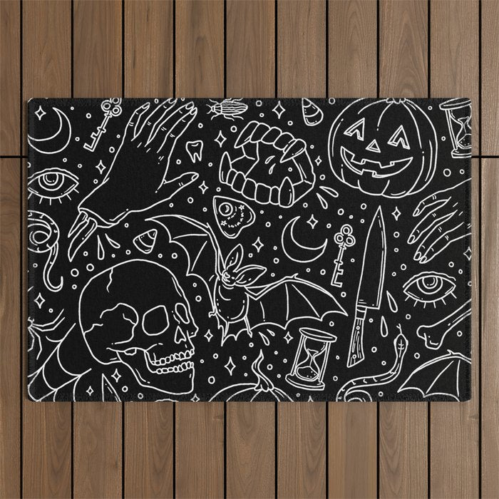 Halloween Horrors Outdoor Rug Gallery Image 1