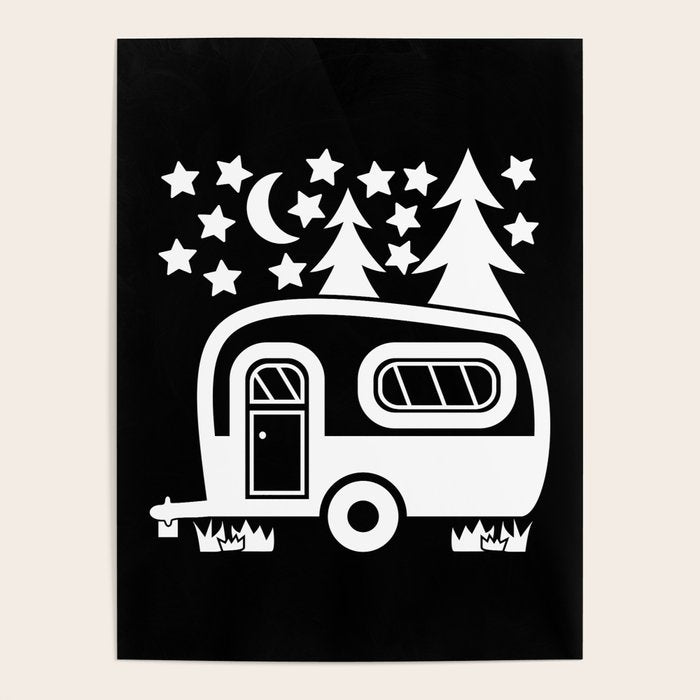 Camper Caravan Poster Gallery Image 1