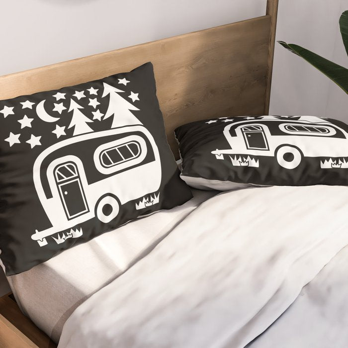 Camper Caravan Pillow Sham Gallery Image 2