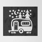 Camper Caravan Throw Blanket Gallery Image 2