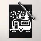Camper Caravan Wrapping Paper Gallery Image 1