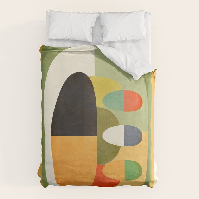 Modern Abstract Geometric Art 26 Duvet Cover Gallery Image 6