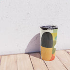 Modern Abstract Geometric Art 26 Travel Mug Gallery Image 4