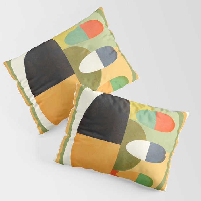 Modern Abstract Geometric Art 26 Pillow Sham Gallery Image 3