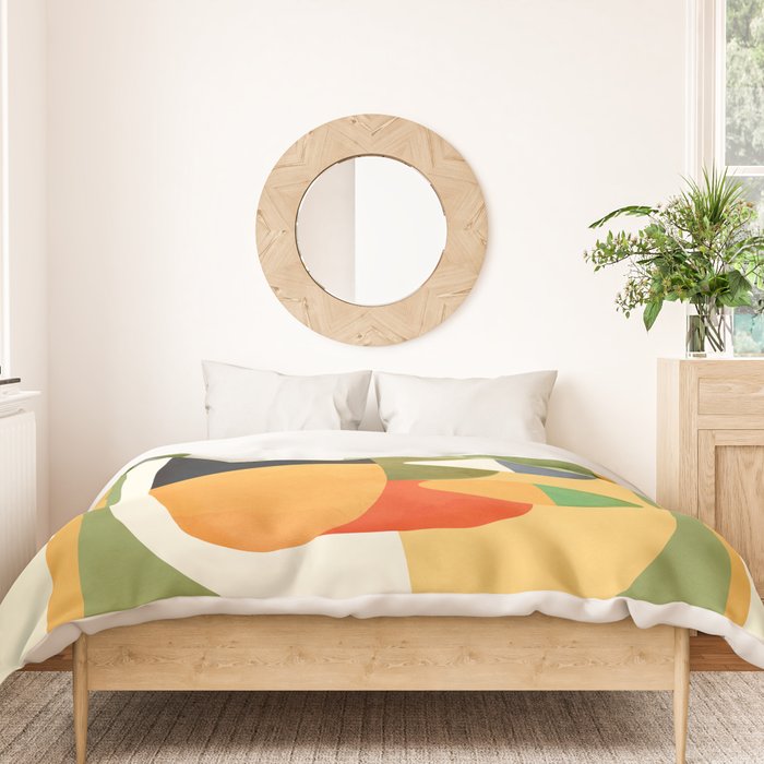 Modern Abstract Geometric Art 26 Duvet Cover Gallery Image 3