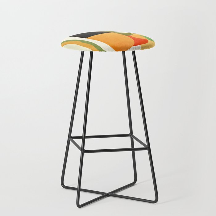 Modern Abstract Geometric Art 26 Stool Gallery Image 1