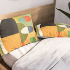 Modern Abstract Geometric Art 26 Pillow Sham Gallery Image 2