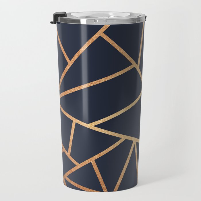 Copper and Midnight Navy Travel Mug Gallery Image 3