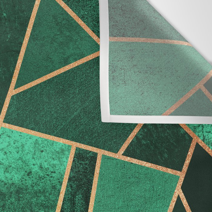 Emerald and Copper Wall Tapestry Gallery Image 3