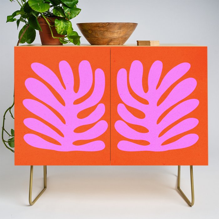 Flamingo & Orioles: Matisse Paper Cutouts 10 Credenza Gallery Image 1