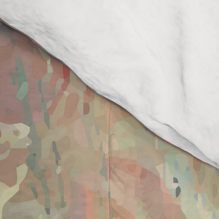 Marble Luxe, Abstract Nature Bohemian Texture, Blush Gold Scandanavian Pastel Neutral Comforter Gallery Image 4