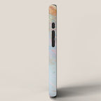 Marble Luxe, Abstract Nature Bohemian Texture, Blush Gold Scandanavian Pastel Neutral iPhone Case Gallery Image 2