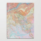 Marble Luxe, Abstract Nature Bohemian Texture, Blush Gold Scandanavian Pastel Neutral Notebook Gallery Image 4