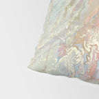 Marble Luxe, Abstract Nature Bohemian Texture, Blush Gold Scandanavian Pastel Neutral Pillow Sham Gallery Image 4