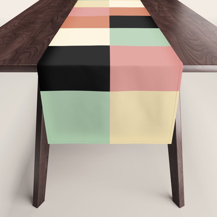 Bold Retro Checks Pattern - Large XXXIV Table Runner Gallery Image 1