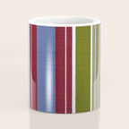 Warm Heritage Stripe Design Coffee Mug Gallery Image 4