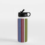 Warm Heritage Stripe Design Water Bottle Gallery Image 1