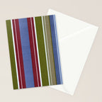 Warm Heritage Stripe Design Stationery Card Gallery Image 2