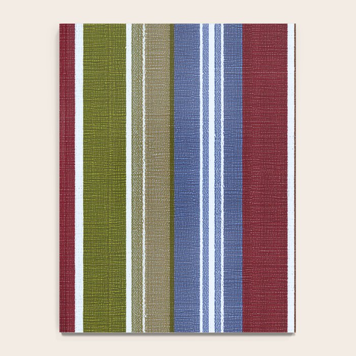 Warm Heritage Stripe Design Notebook Gallery Image 4
