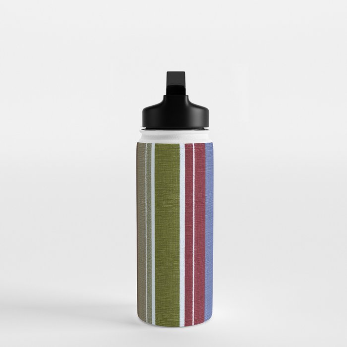 Warm Heritage Stripe Design Water Bottle Gallery Image 3