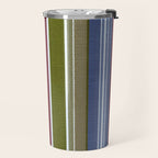 Warm Heritage Stripe Design Travel Mug Gallery Image 2