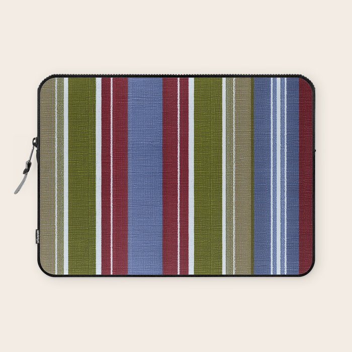 Warm Heritage Stripe Design Laptop Sleeve Gallery Image 1