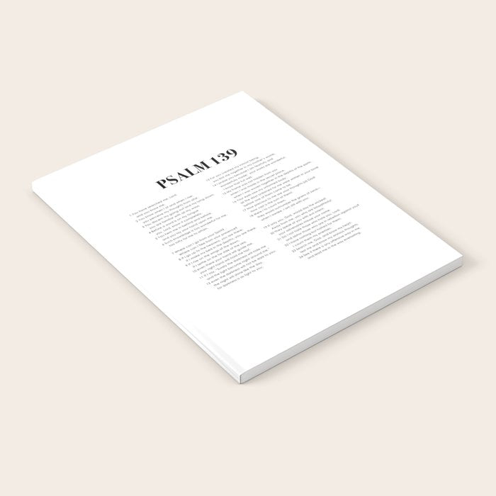Psalm 139 Notebook Gallery Image 2