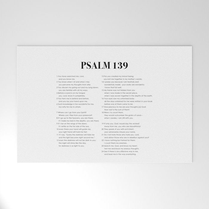 Psalm 139 Welcome Mat Gallery Image 1