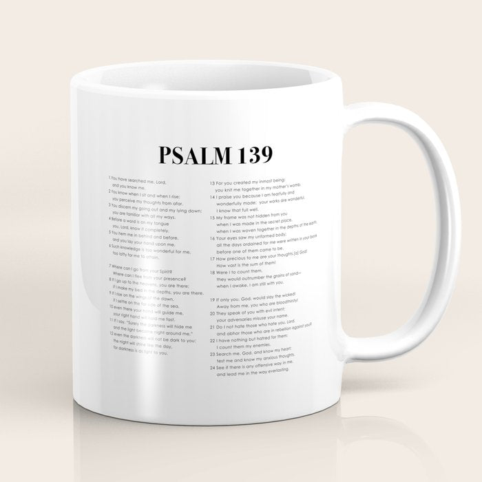 Psalm 139 Coffee Mug Gallery Image 1