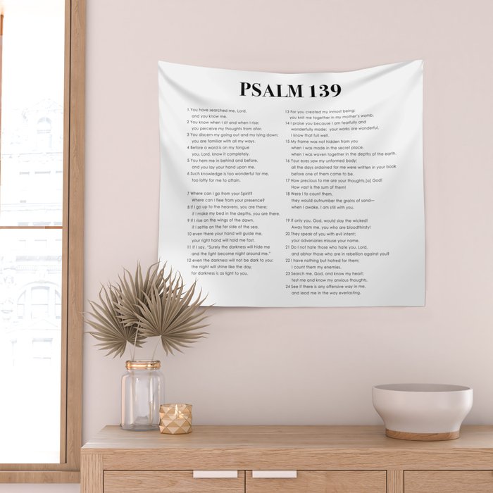 Psalm 139 Wall Tapestry Gallery Image 2