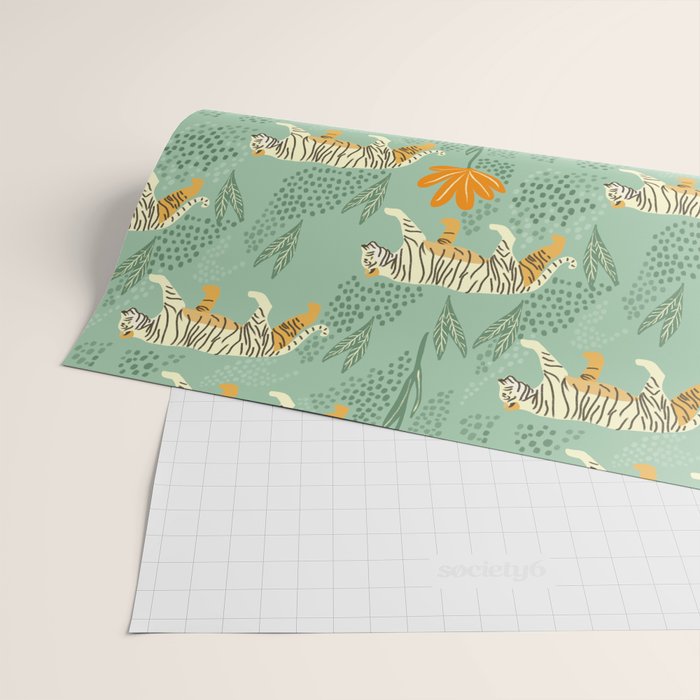 The tiger pattern Wrapping Paper Gallery Image 2